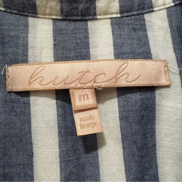 Hutch Anthropologie striped button down dress Medium - Picture 7 of 8